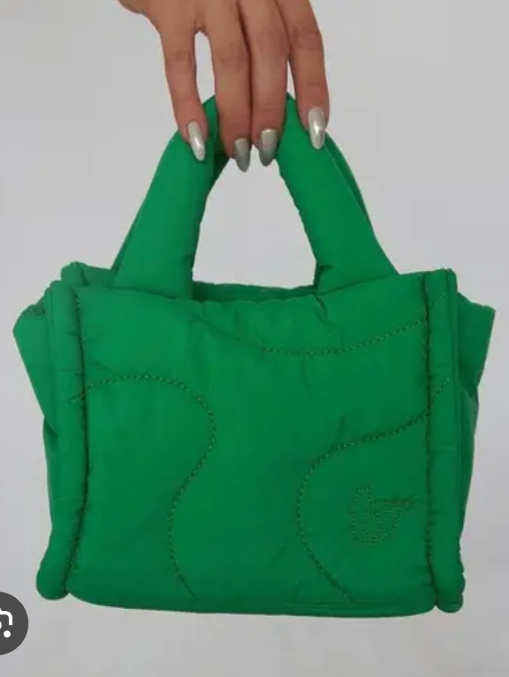 Thirty Years Mini Drift Green Quilted Tote with Bag Charm